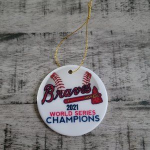 2021 Atlanta Braves World Series Champions Ornament